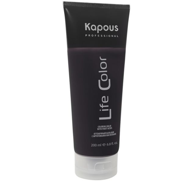 Tinted hair balm "Life Color" 03 brown Kapous 200 ml